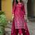 pink cotton silk festive kurta set