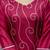 pink cotton silk festive kurta set