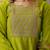 green cotton silk festive kurta set