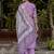 lavender silk blend festive kurta set
