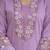 lavender silk blend festive kurta set