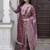 mauve viscose festive kurta set