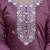 mauve viscose festive kurta set