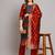 maroon jacquard festive kurta set