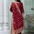 maroon jacquard festive kurta set