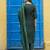 green chanderi silk festive kurta set