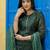 green chanderi silk festive kurta set