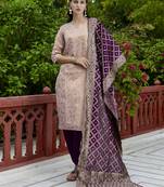 light-pink cotton silk festive kurta set