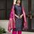 navy-blue cotton silk festive kurta set