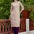 light-pink cotton silk festive kurta set
