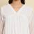 white chiffon festive wear long kurti