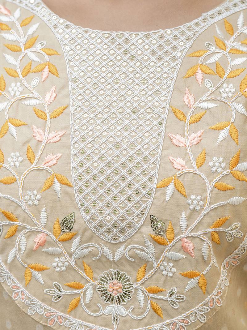 chiku chanderi silk festive kurta set