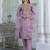 baby-pink silk blend festive kurta set