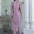 baby-pink silk blend festive kurta set
