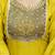 yellow silk blend festive kurta set
