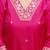 pink silk blend festive kurta set