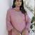 pink chanderi silk festive kurta set