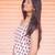 Blush Floral Block-Print Fusion kurti