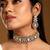Gold plated kundan polki choker set