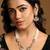 Blush pink stones kundan polki necklace set