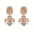 Blush pink stones kundan polki necklace set