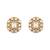 Yellow kundan beaded choker necklace set