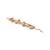 Gold plated multi layered beaded bacelet