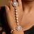 Gold plated kundan polki haathphool