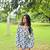 The Indigo Jaal Flared-Sleeve Kurti