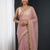 Jimichoo jacquard embellished sequinned wedding wear saree