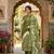 Olive Green Leheriya Print Kurta Set