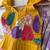 Festivewear lavender viscose tissue embroidered lace gown with maggam work koti