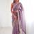 Jimichoo jacquard embellished sequinned wedding wear saree