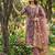 Pink organza banarasi handwork suit set with dupatta