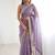 Jimichoo jacquard embellished sequinned wedding wear saree