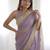 Jimichoo jacquard embellished sequinned wedding wear saree