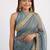 Jimichoo jacquard embellished sequinned wedding wear saree