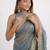 Jimichoo jacquard embellished sequinned wedding wear saree