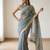 Jimichoo jacquard embellished sequinned wedding wear saree