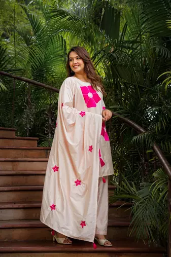 Silk-Blend Palazzo Set