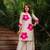 Silk-Blend Appliqué Palazzo Set