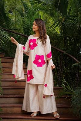 Silk-Blend Palazzo Set 3
