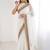 White Organza Jacquard embellished saree with blouse
