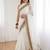 White Organza Jacquard embellished saree with blouse