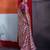 Multi-colour cotton crepe geometrical printed saree
