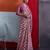Multi-colour cotton crepe geometrical printed saree