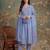 lavender mull chanderi have a lining pleated kurta dupatta pant set