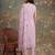 pink mull chanderi have a lining pleated kurta dupatta pant set