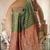Bottle Green Banarasi Cotton Silk Saree with Maroon Woven Pallu and Traditional Zari Design