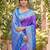 Purlpe prined casual wear saree with blouse